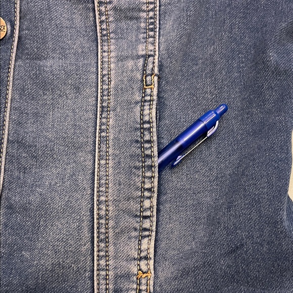 New York & Company Dark Blue Jean Jacket size M - Picture 6 of 7